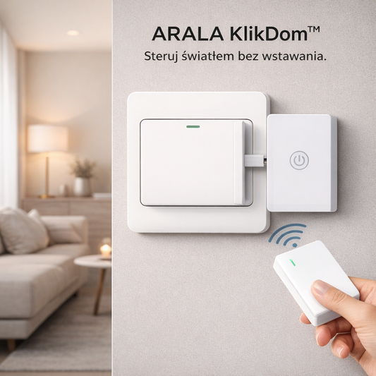 ARALA KlikDom™ – Inteligentny włącznik światła na pilot